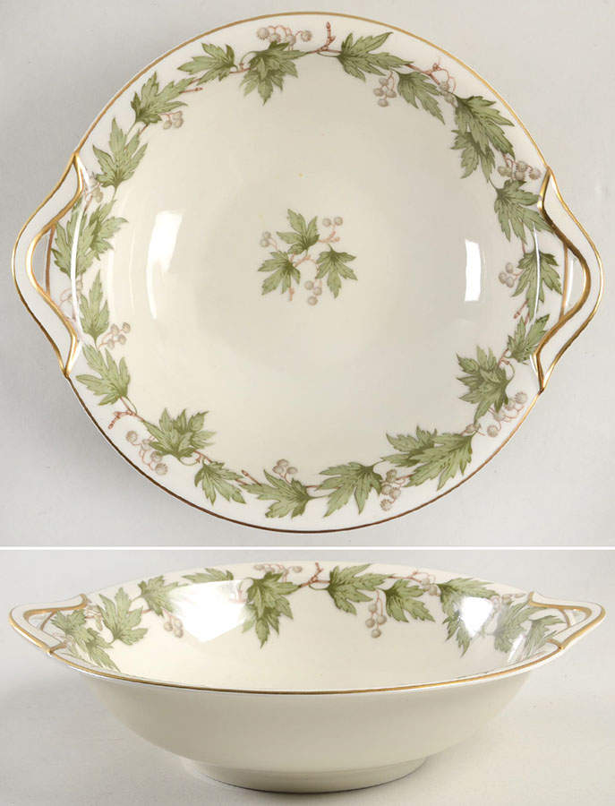 Sycamore (Center Decal) 10" Round Vegetable Bowl by Franconia-Krautheim & Adelburg-1
