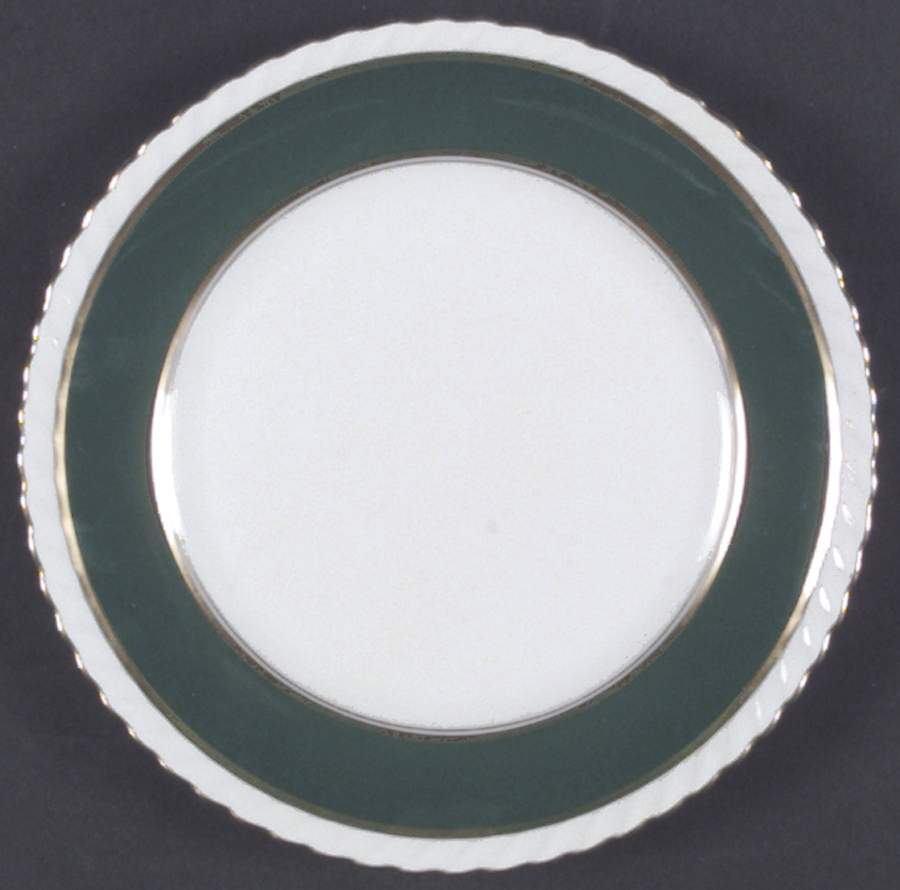 Teal Dinner Plate by Franconia-Krautheim & Adelburg-1