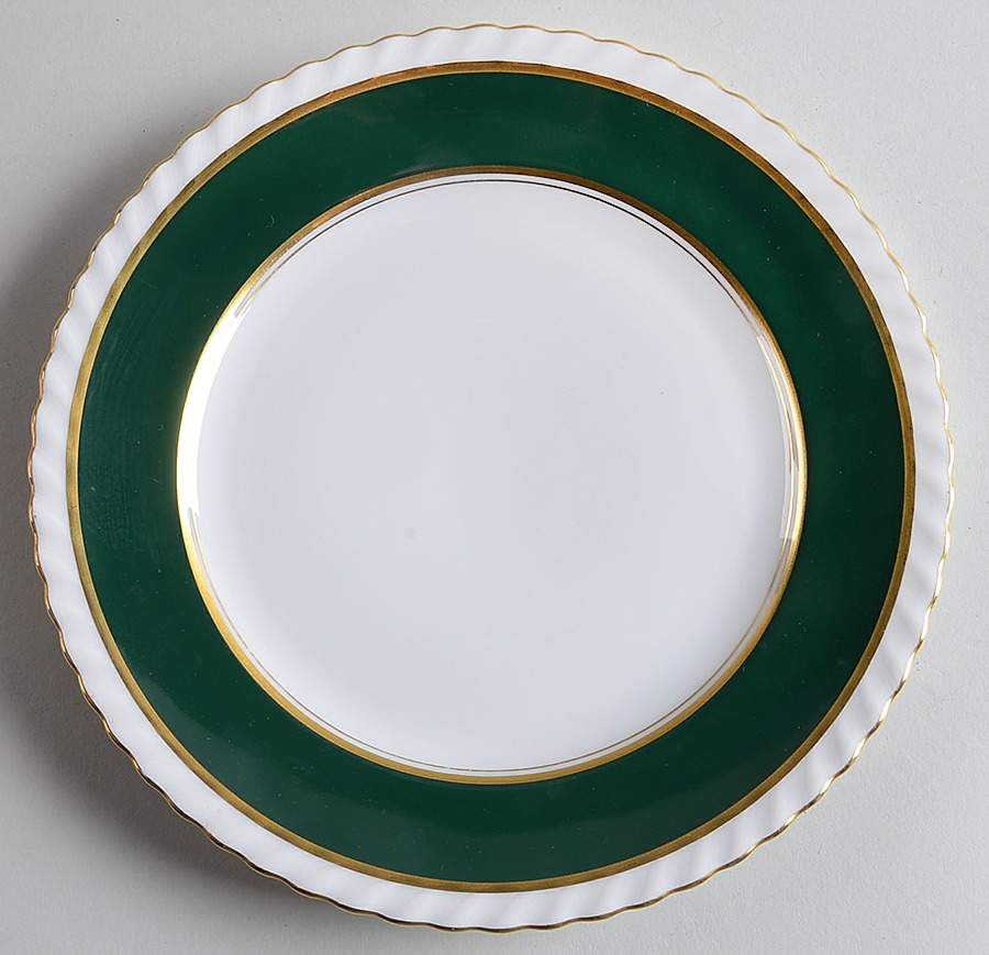 Teal Salad Plate by Franconia-Krautheim & Adelburg-1