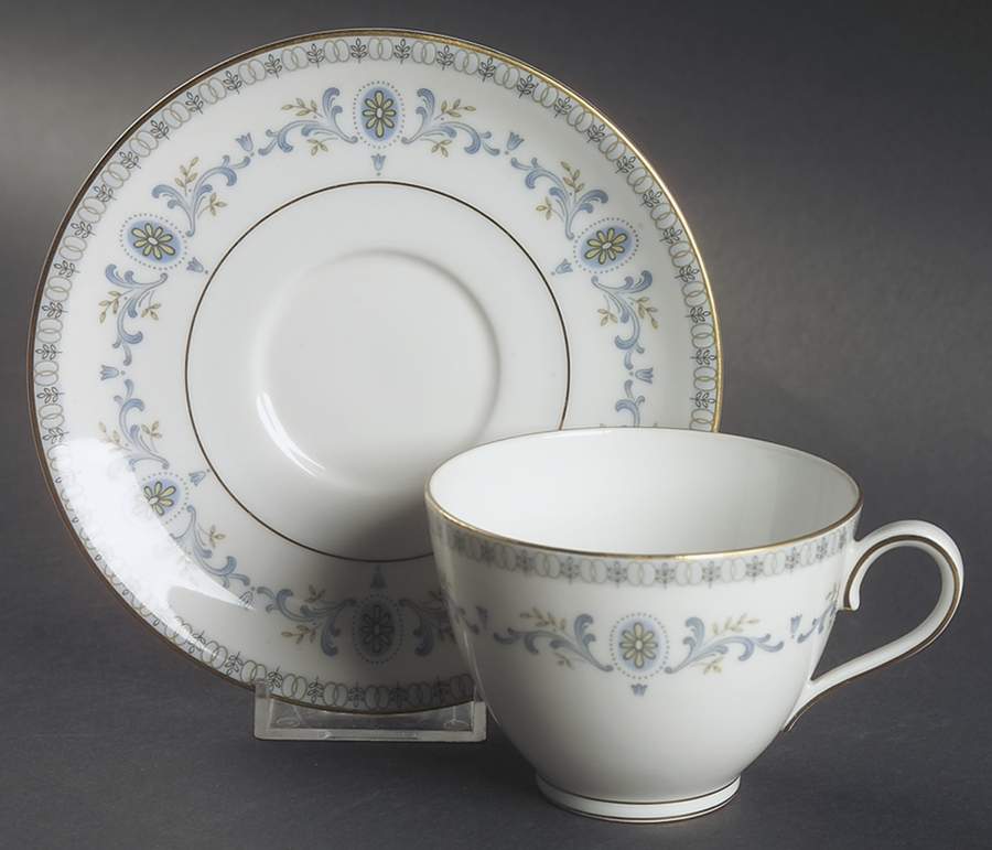 Toscana Flat Cup & Saucer Set by Franconia-Krautheim & Adelburg-1