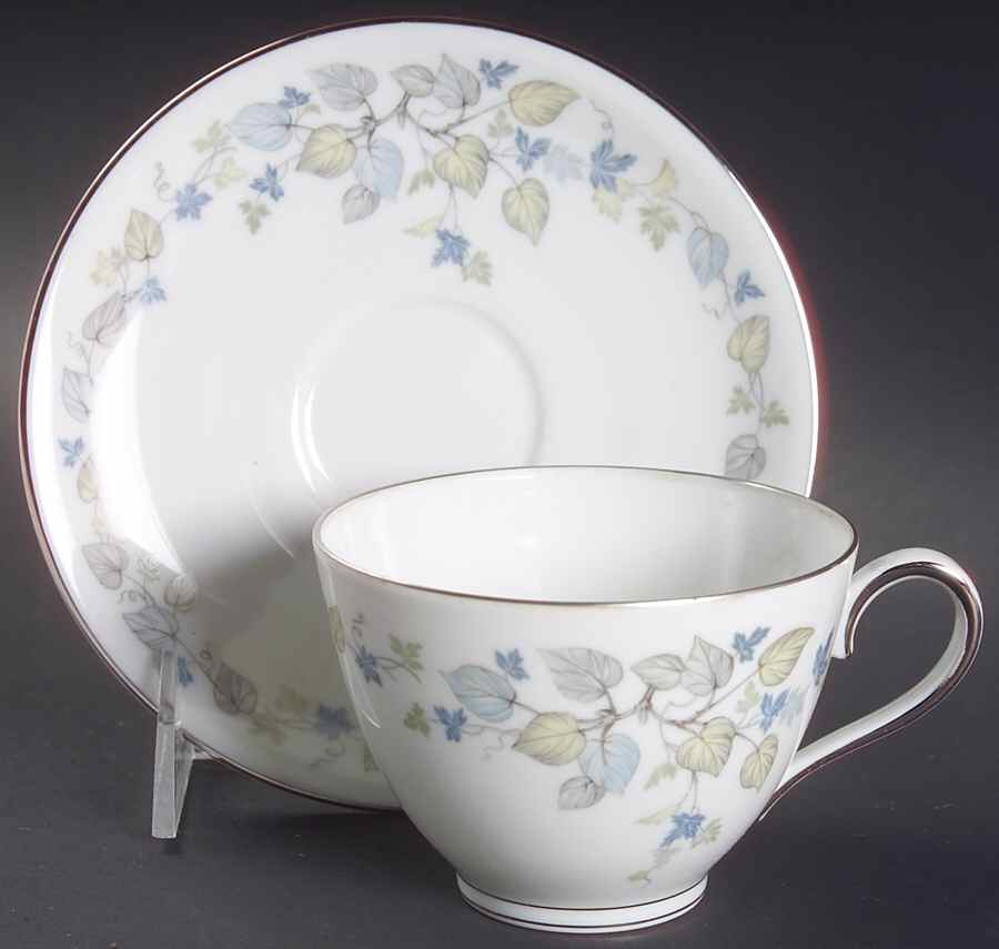 Vignette Flat Cup & Saucer Set by Franconia-Krautheim & Adelburg-1