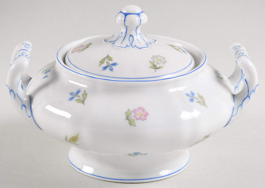 Virginia Sugar Bowl & Lid by Franconia-Krautheim & Adelburg-1