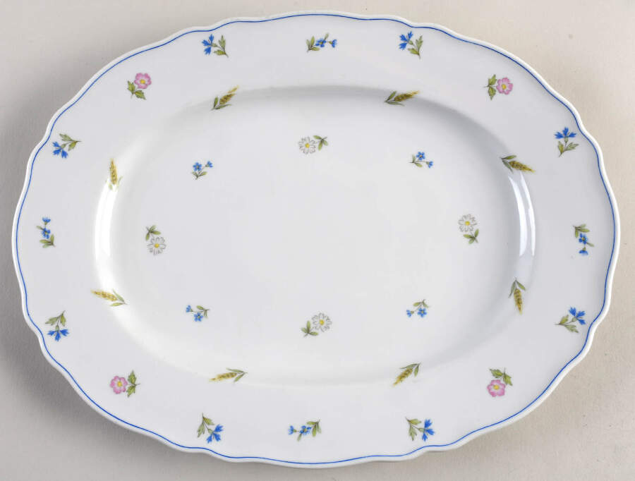 Virginia 13" Oval Serving Platter by Franconia-Krautheim & Adelburg-1