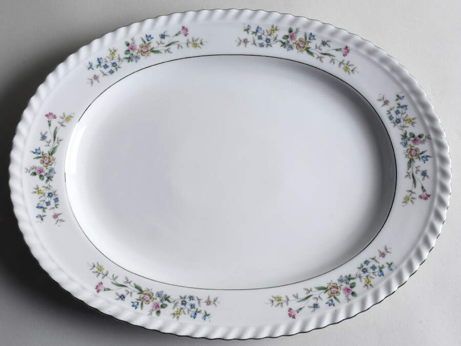Woodfield 13" Oval Serving Platter by Franconia-Krautheim & Adelburg-1