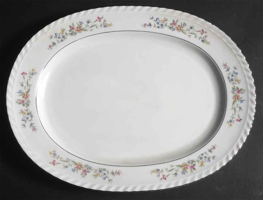 Woodfield 15" Oval Serving Platter by Franconia-Krautheim & Adelburg-1