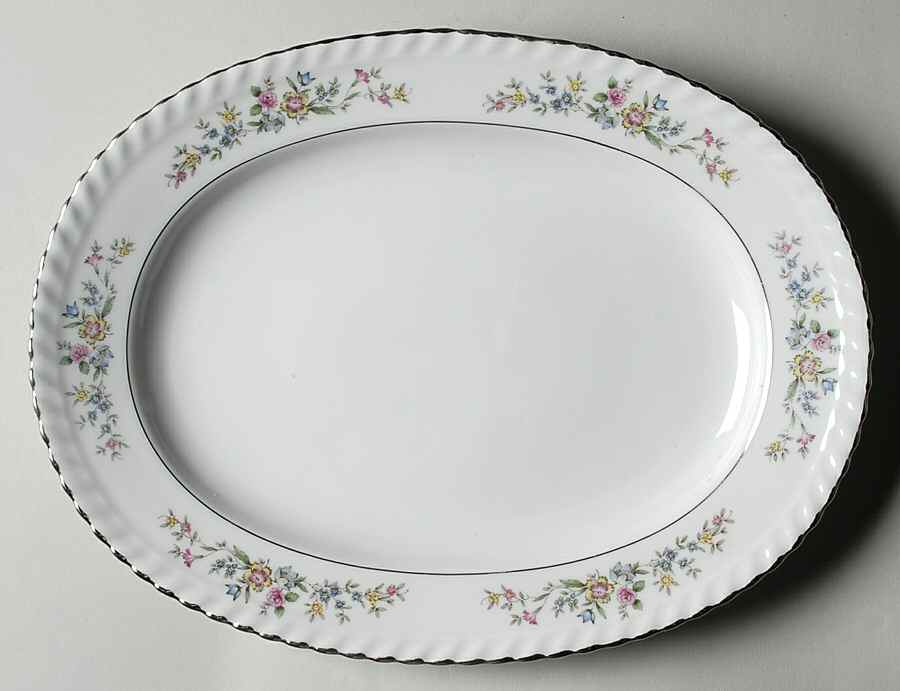 Woodfield 12" Oval Serving Platter by Franconia-Krautheim & Adelburg-1