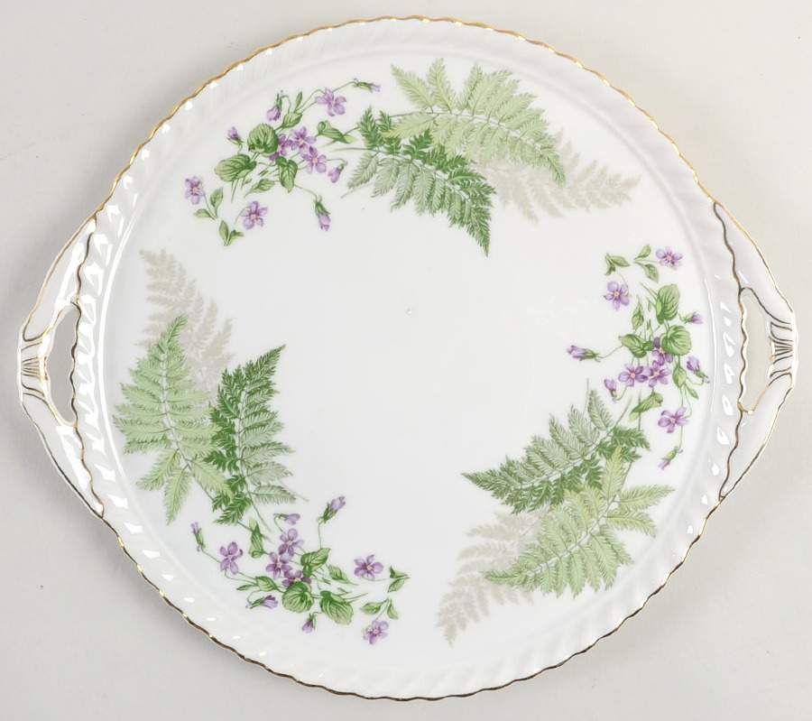 Woodland Handled Cake Plate by Franconia-Krautheim & Adelburg-1