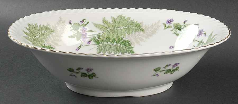 Woodland 9" Oval Vegetable Bowl by Franconia-Krautheim & Adelburg-1