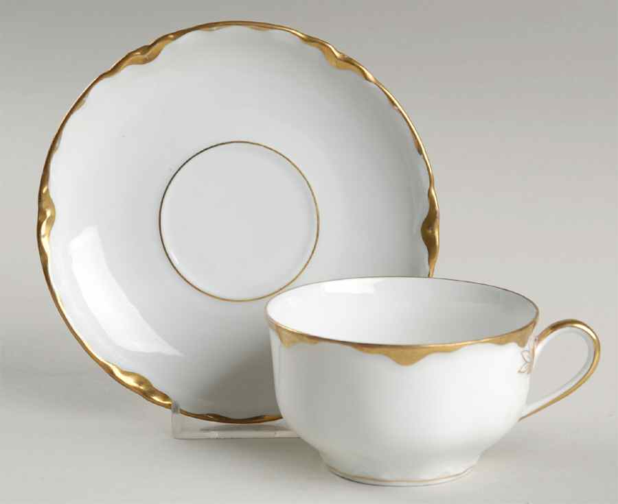 Aurora Flat Cup & Saucer Set by Fraureuth-1