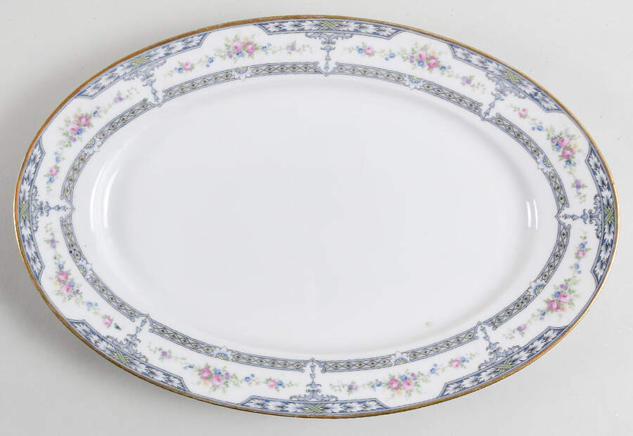 Belvedere 14" Oval Serving Platter by Fraureuth-1