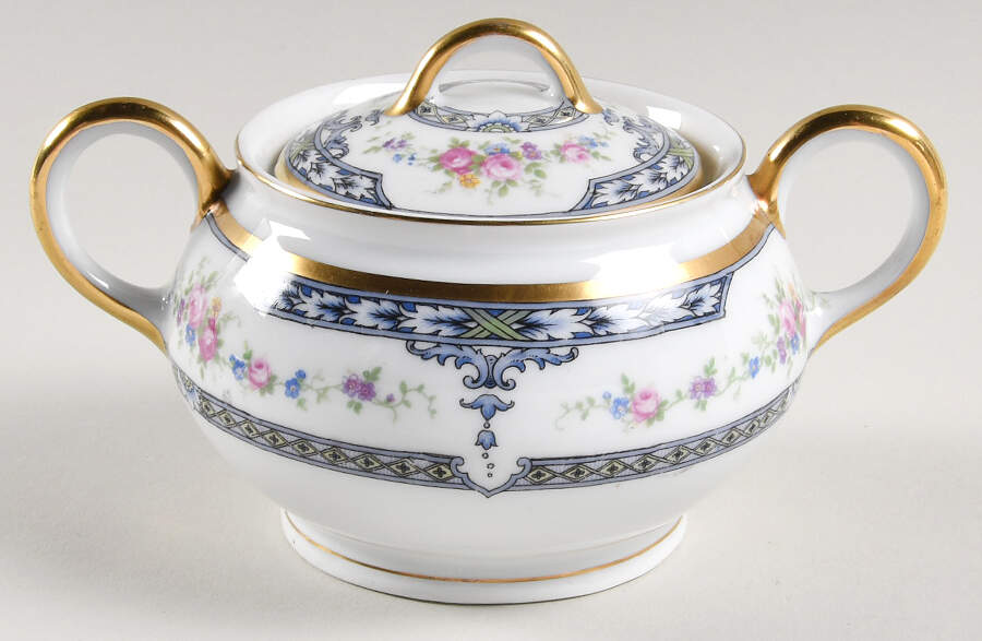 Belvedere Sugar Bowl & Lid by Fraureuth-1