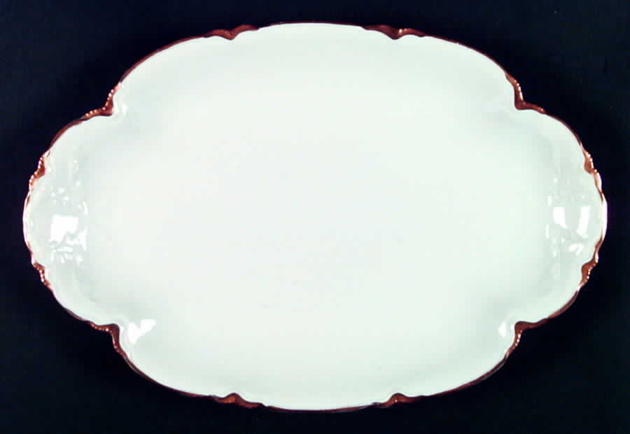 Montual Gold 15" Oval Serving Platter by Fraureuth-1
