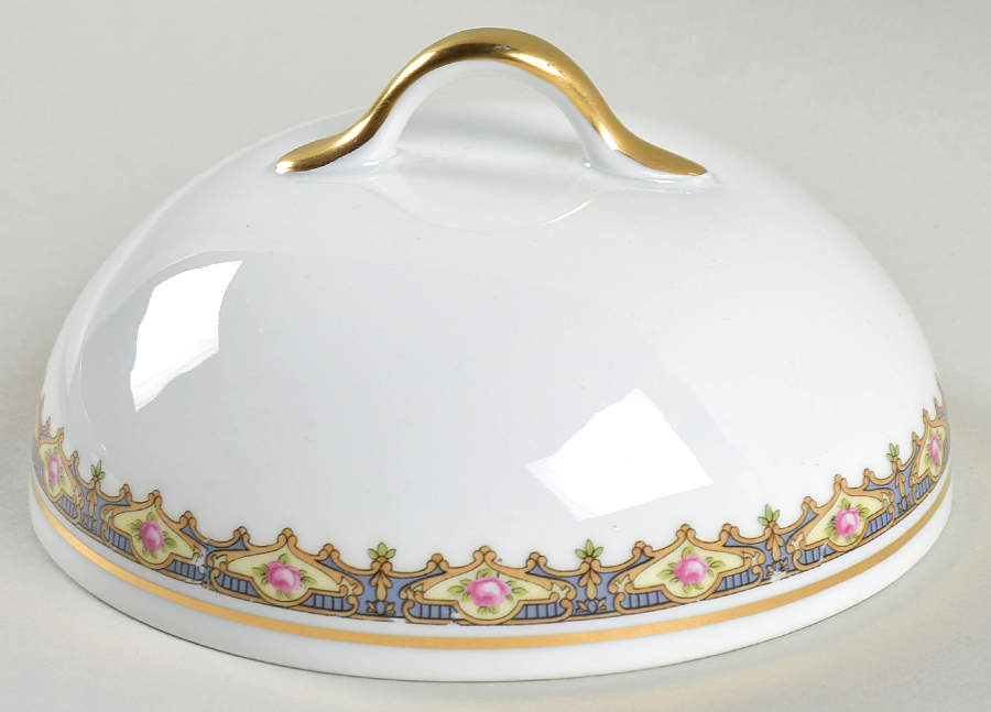 Rosebud (15484) Lid for Round Butter by Fraureuth-1