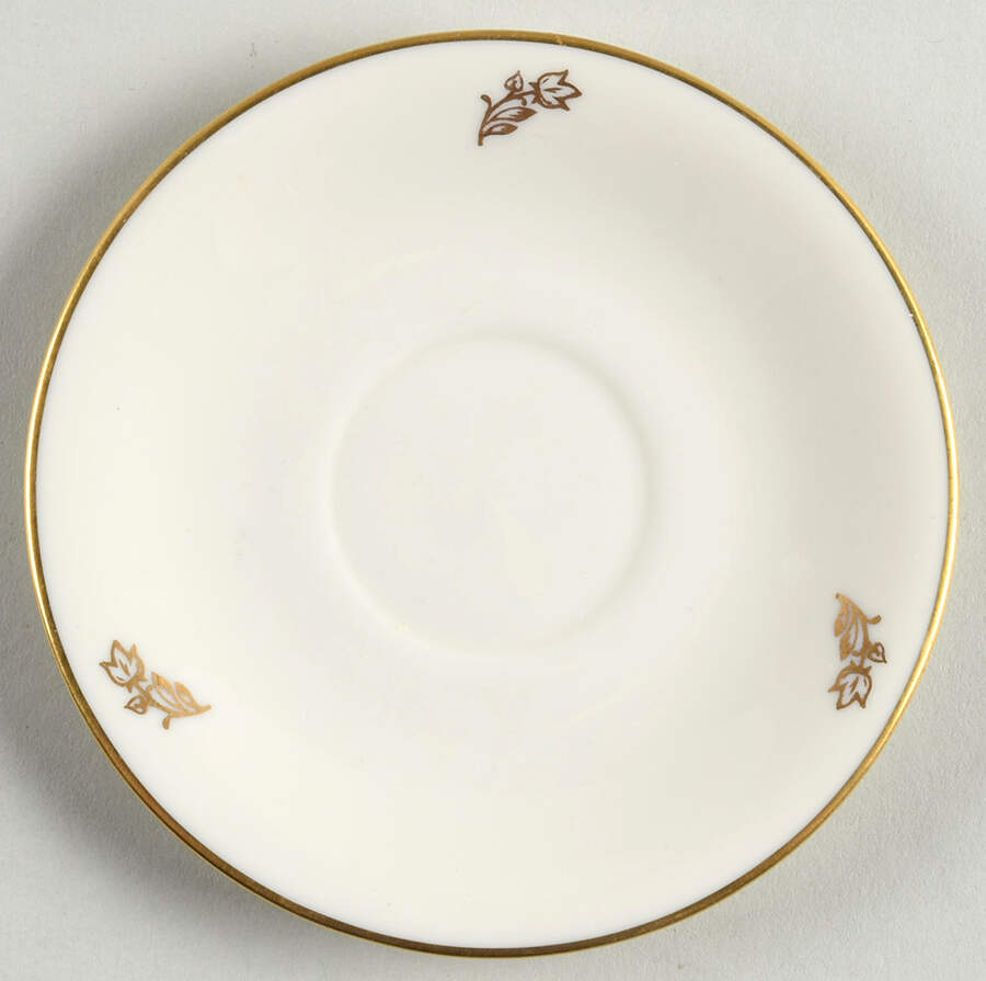 Brown Iris Saucer for Demitasse Cup by Lunning, Frederik-1