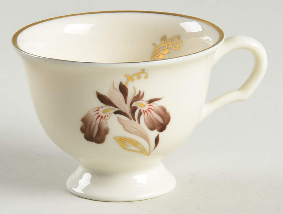 Brown Iris Footed Demitasse Cup by Lunning, Frederik-1