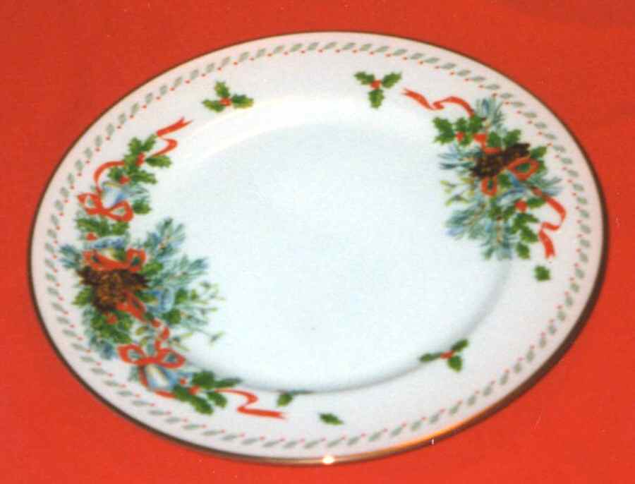 Deck The Halls Salad Plate by Franklin Porcelain-1