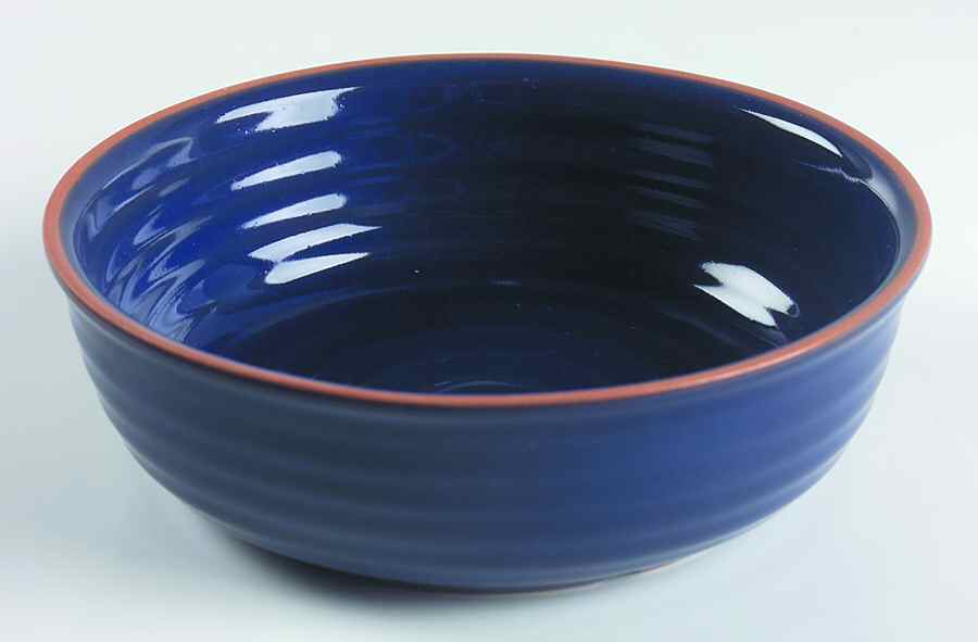 Colorworks Navy Blue Coupe Soup Bowl by Frankoma-1