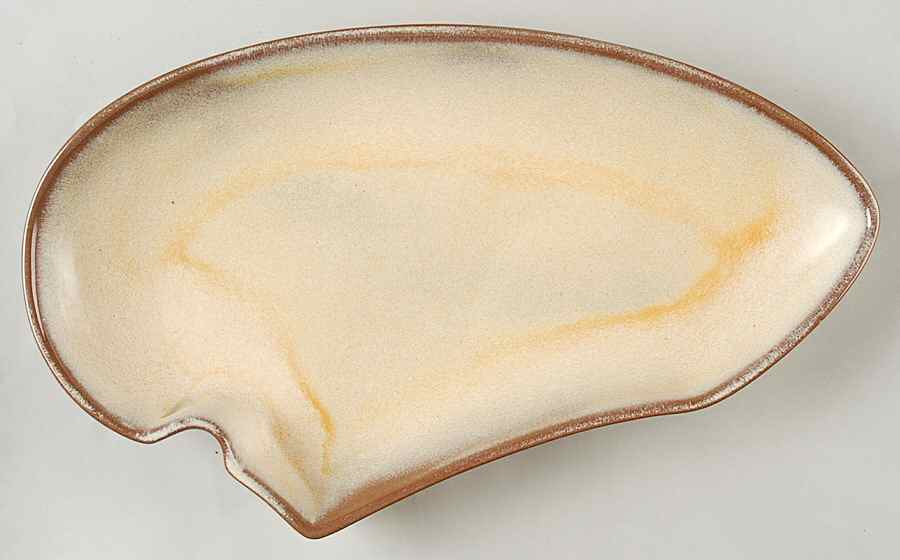 Lazy Bones (Desert Gold) 14" Oval Serving Platter by Frankoma-1