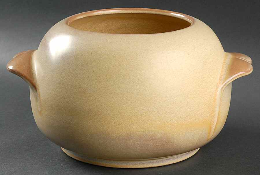 Lazy Bones (Desert Gold) 3 Quart Round Casserole No Lid by Frankoma-1