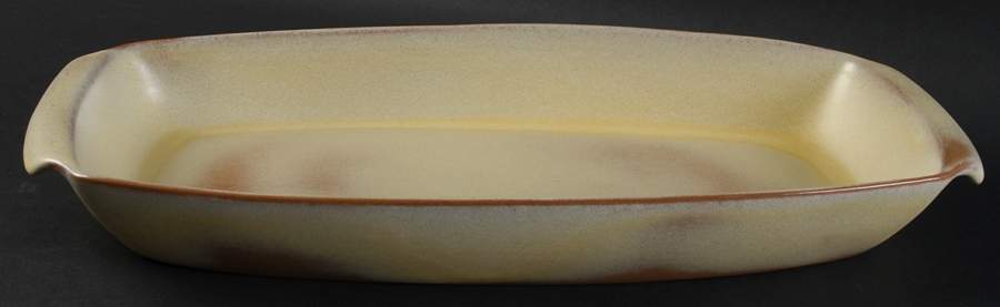 Lazy Bones (Desert Gold) 15" Oval Serving Platter by Frankoma-1