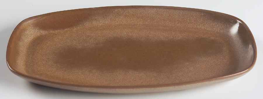 Lazy Bones Cinnamon 11" Oval Serving Platter by Frankoma-1