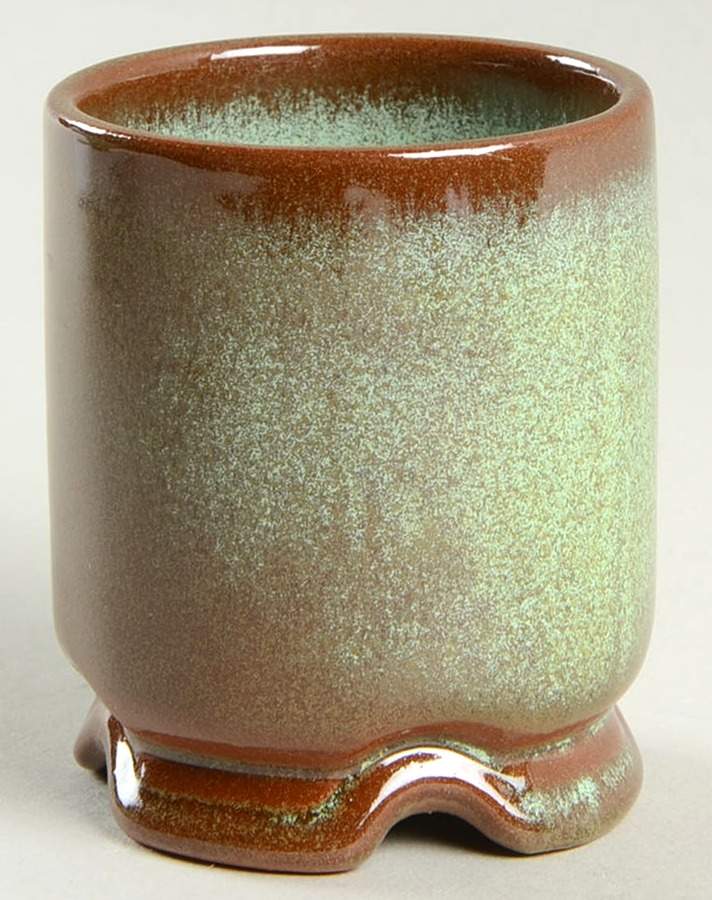 Lazy Bones Prairie Green Toothpick Holder by Frankoma-1