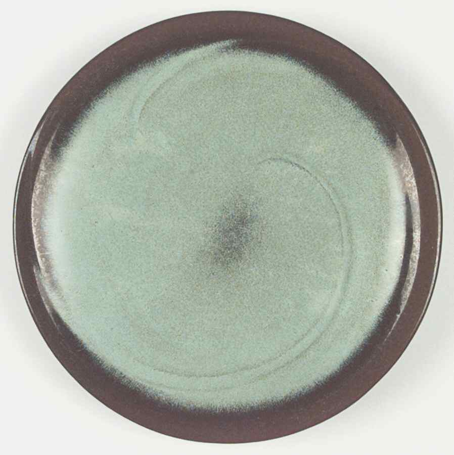 Lazy Bones Prairie Green Dinner Plate by Frankoma-1