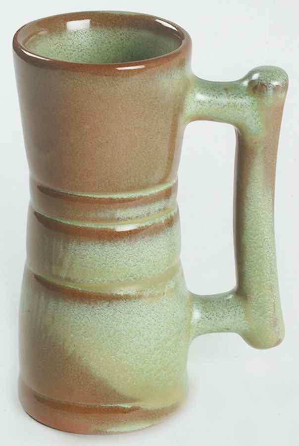Lazy Bones Prairie Green Handled China Juice Tumbler by Frankoma-1