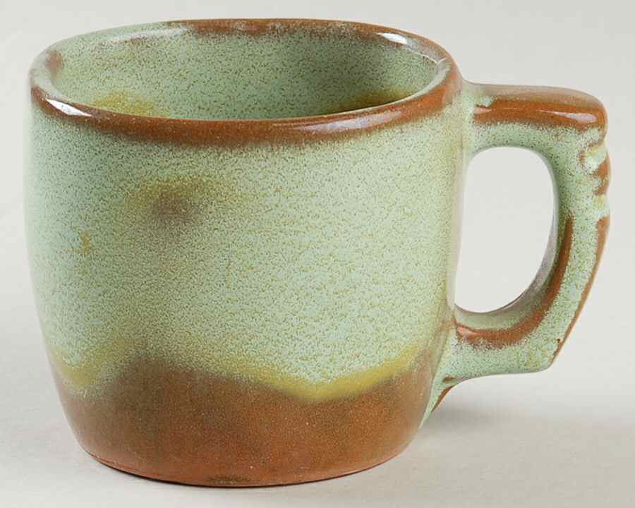Lazy Bones Prairie Green Flat Cup by Frankoma-1