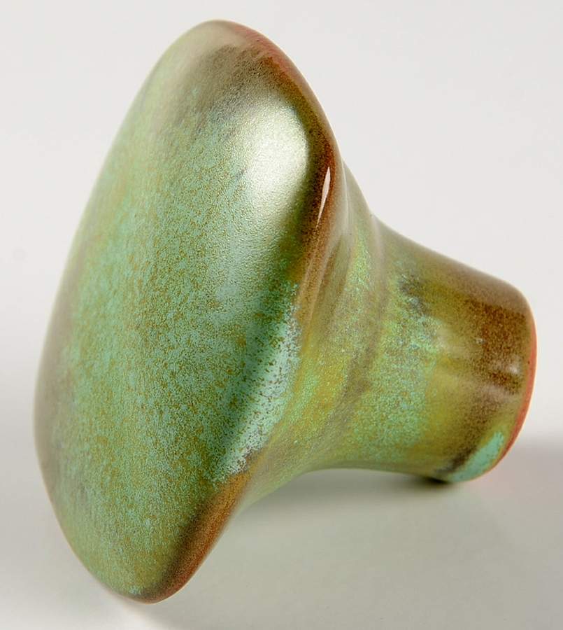 Mayan Aztec Prairie Green Stopper for Decanter by Frankoma-1