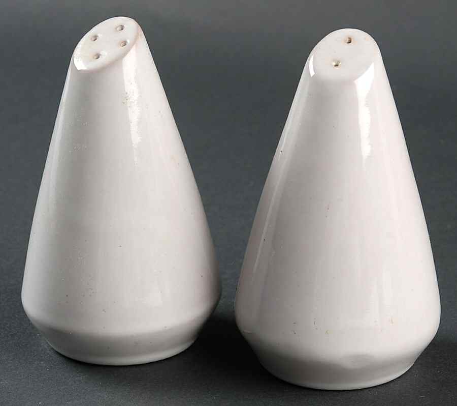 Mayan Aztec White Sand (Front and Back) Salt & Pepper Set by Frankoma-1