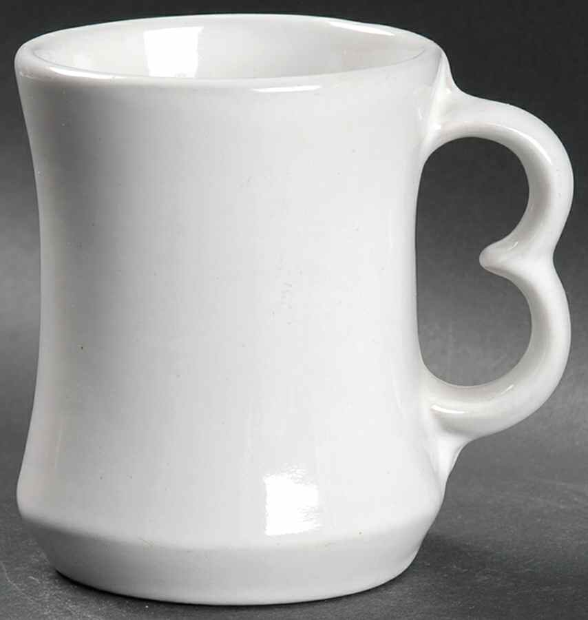 Mayan Aztec White Sand (Front and Back) Mug by Frankoma-1