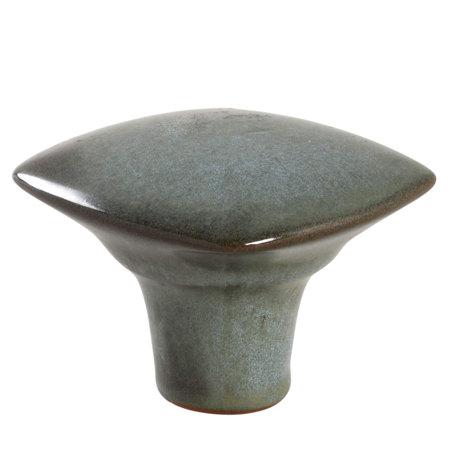 Mayan Aztec Woodland Moss Stopper for Decanter by Frankoma-1