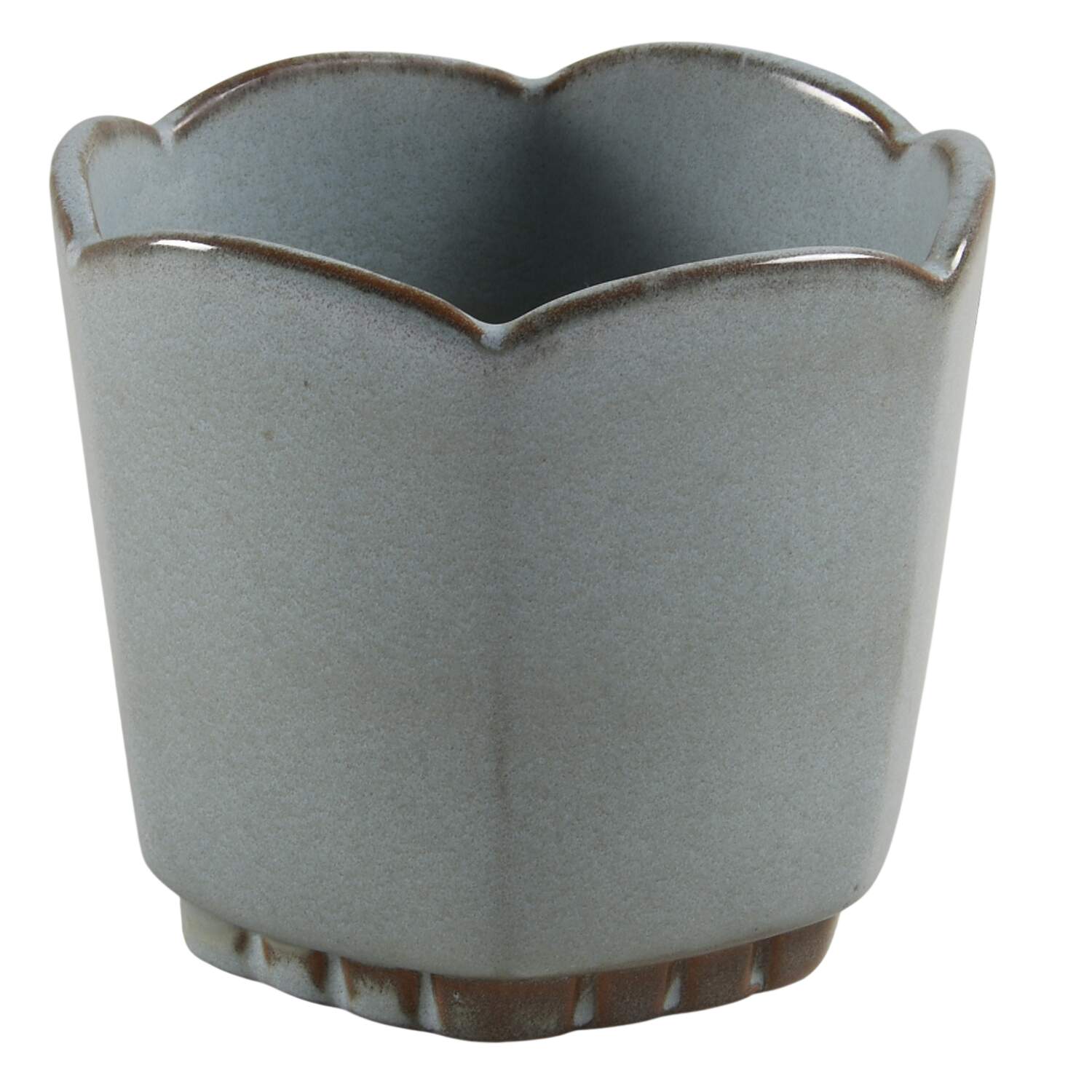 Plainsman Woodland Moss 4" Planter by Frankoma-1