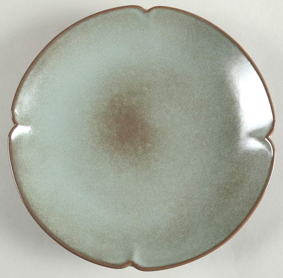 Plainsman Woodland Moss Luncheon Plate by Frankoma-1