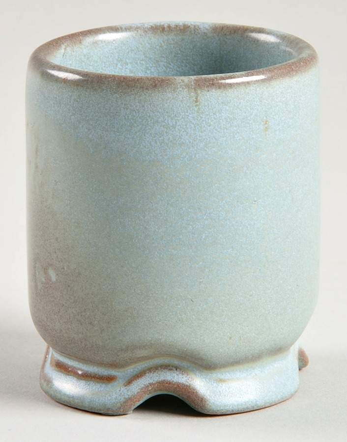 Plainsman Woodland Moss Toothpick Holder by Frankoma-1