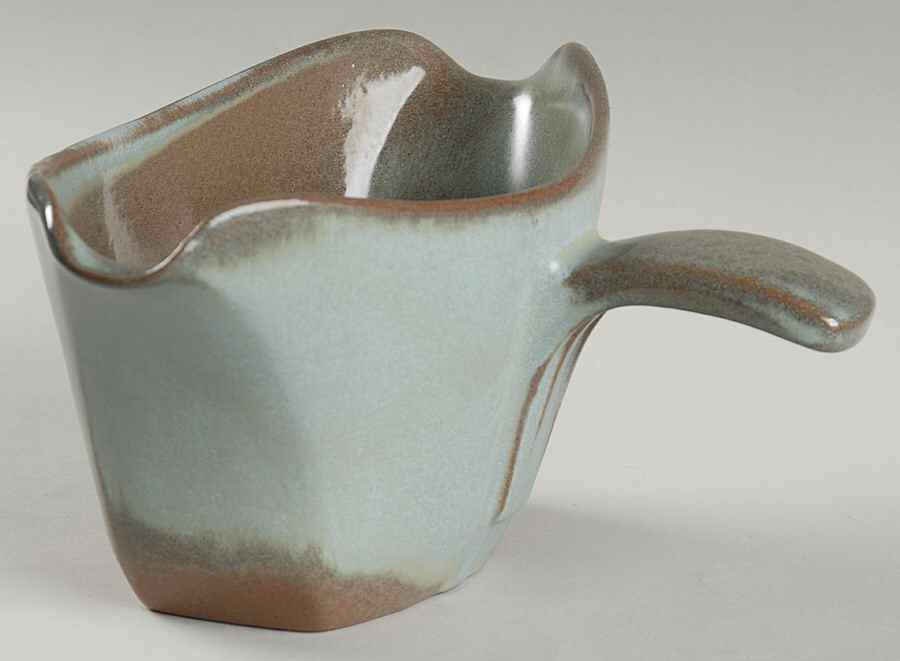 Plainsman Woodland Moss Gravy Boat by Frankoma-1