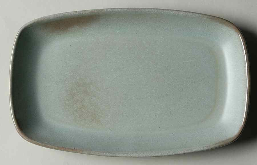 Plainsman Woodland Moss 9" Oval Serving Platter by Frankoma-1