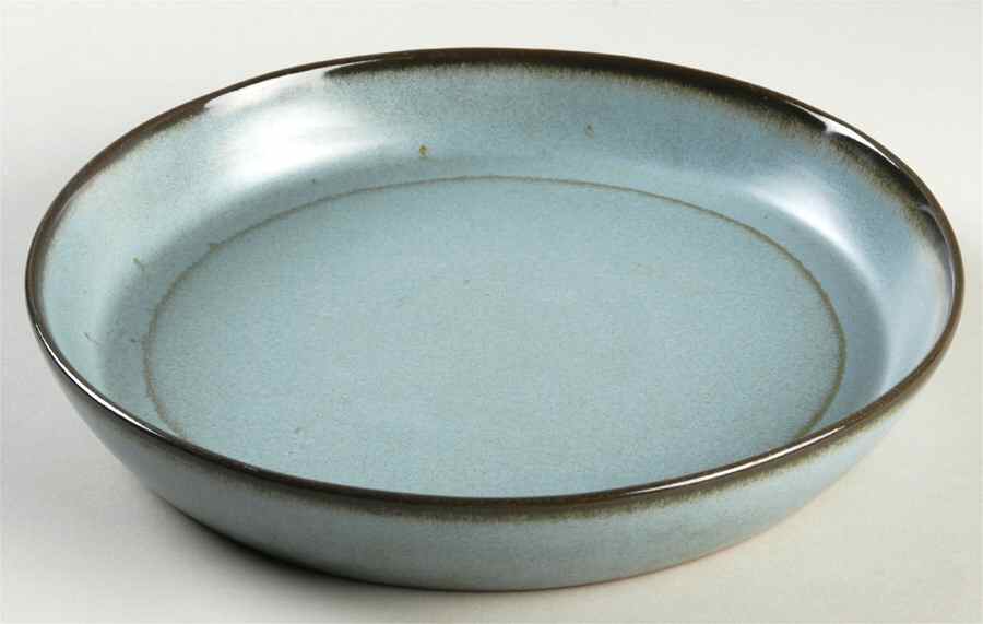 Plainsman Woodland Moss 9" Pie Baking Plate by Frankoma-1