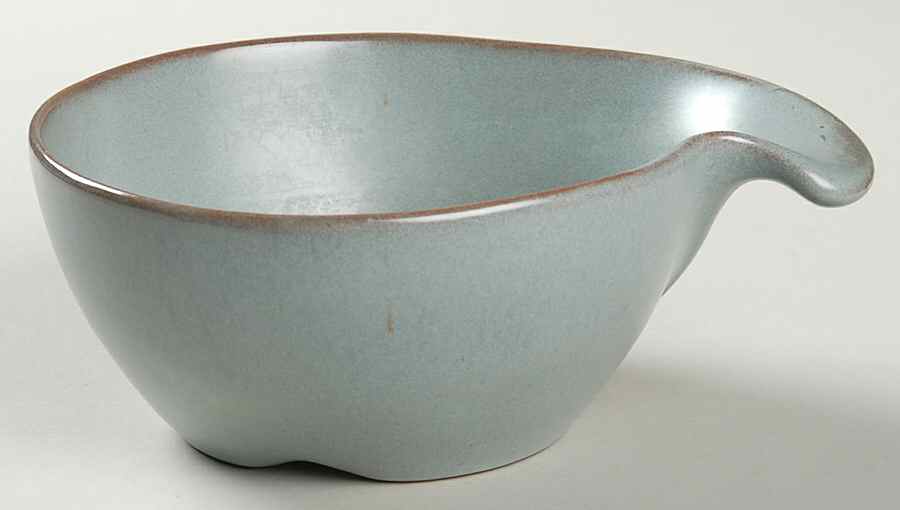 Plainsman Woodland Moss Lugged Cereal Bowl by Frankoma-1