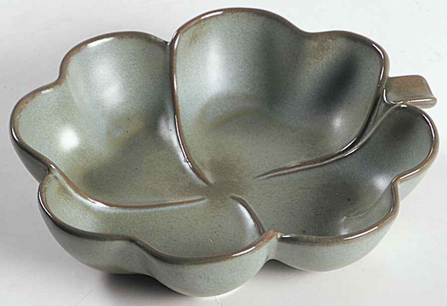 Plainsman Woodland Moss 6" Ashtray by Frankoma-1