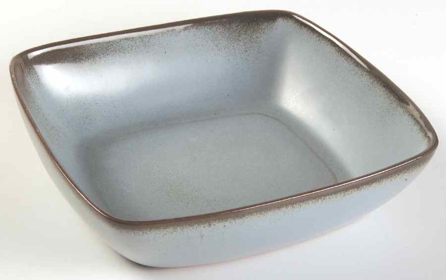 Plainsman Woodland Moss Square Salad Serving Bowl by Frankoma-1