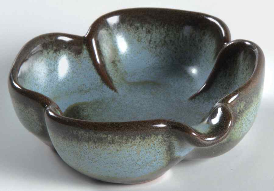 Plainsman Woodland Moss Small Ashtray by Frankoma-1