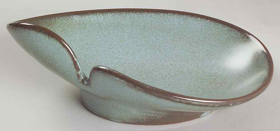 Plainsman Woodland Moss 6" Ashtray by Frankoma-1