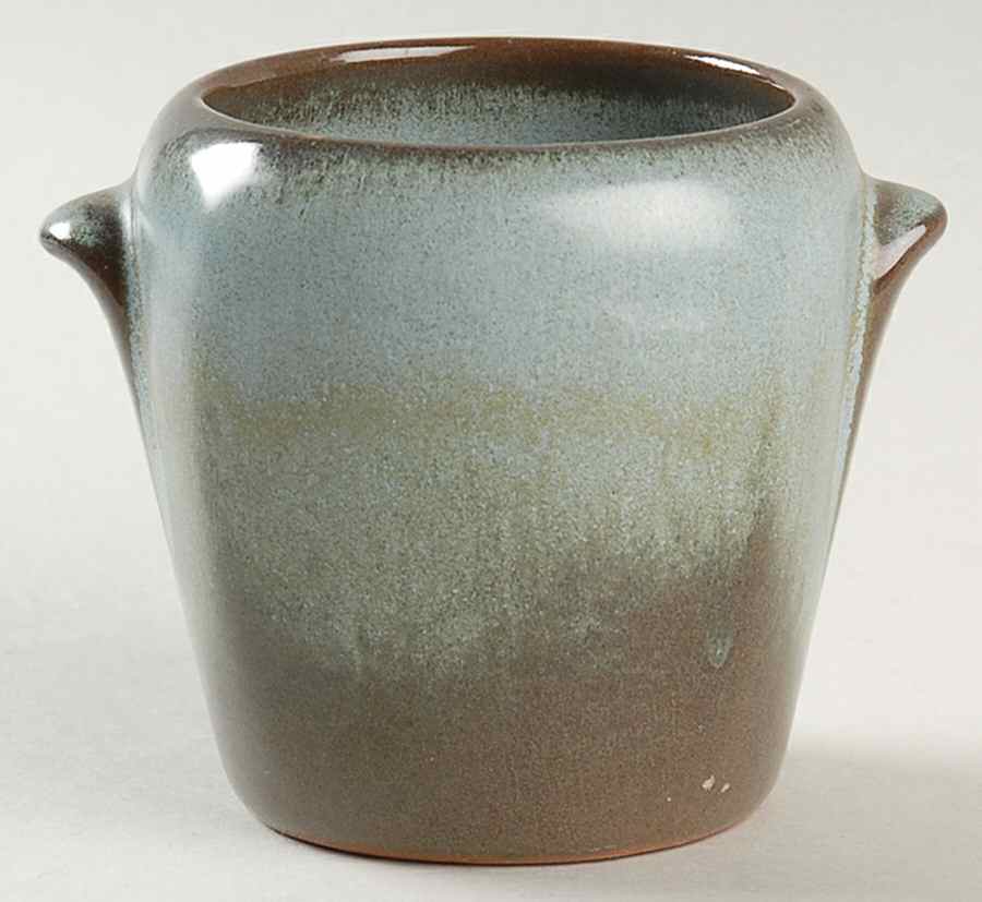 Plainsman Woodland Moss Mini Open Sugar Bowl by Frankoma-1