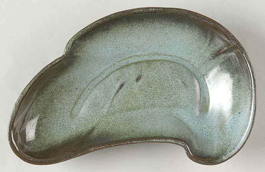 Plainsman Woodland Moss Bone Dish by Frankoma-1