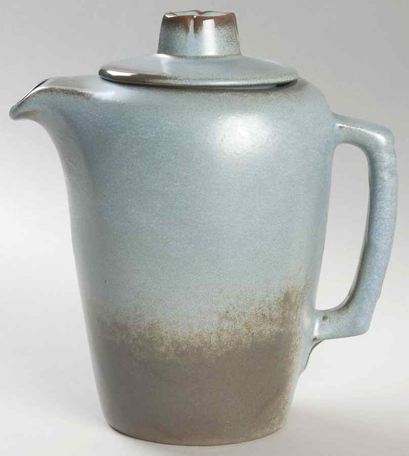 Plainsman Woodland Moss Teapot & Lid by Frankoma-1