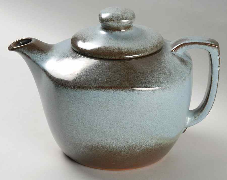 Plainsman Woodland Moss Teapot & Lid by Frankoma-1