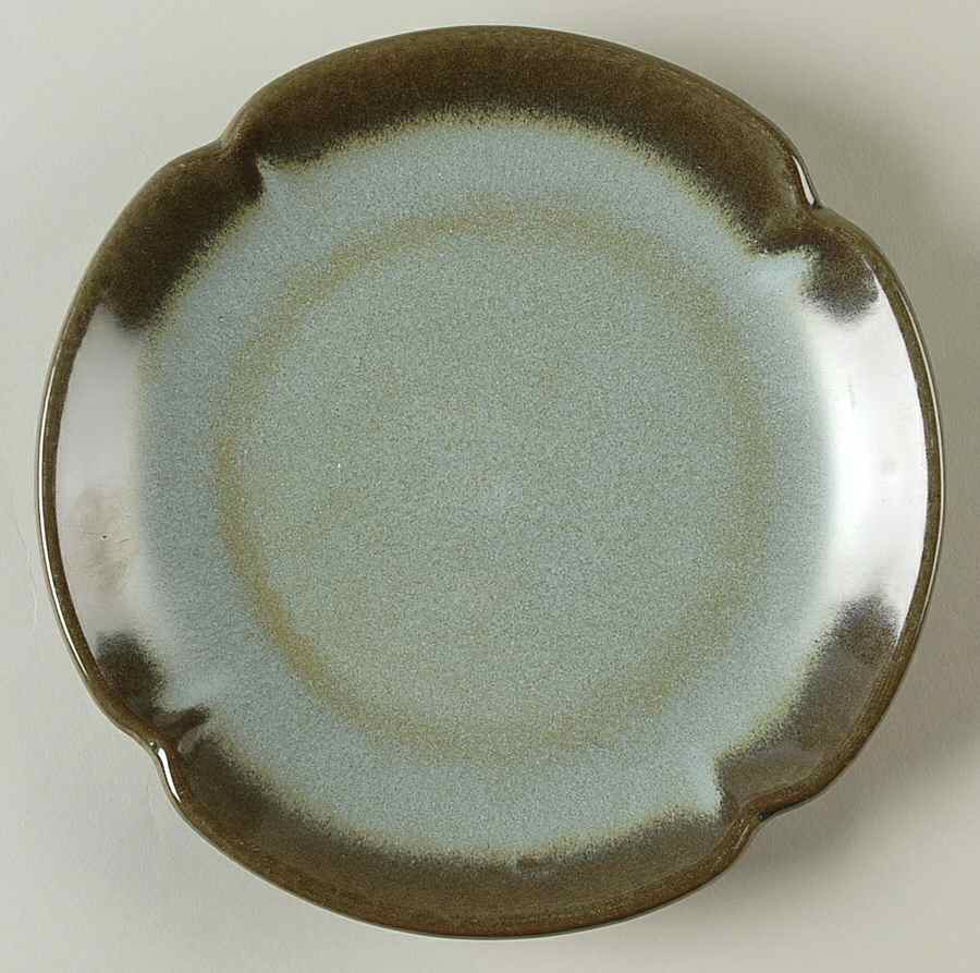 Plainsman Woodland Moss Salad Plate by Frankoma-1