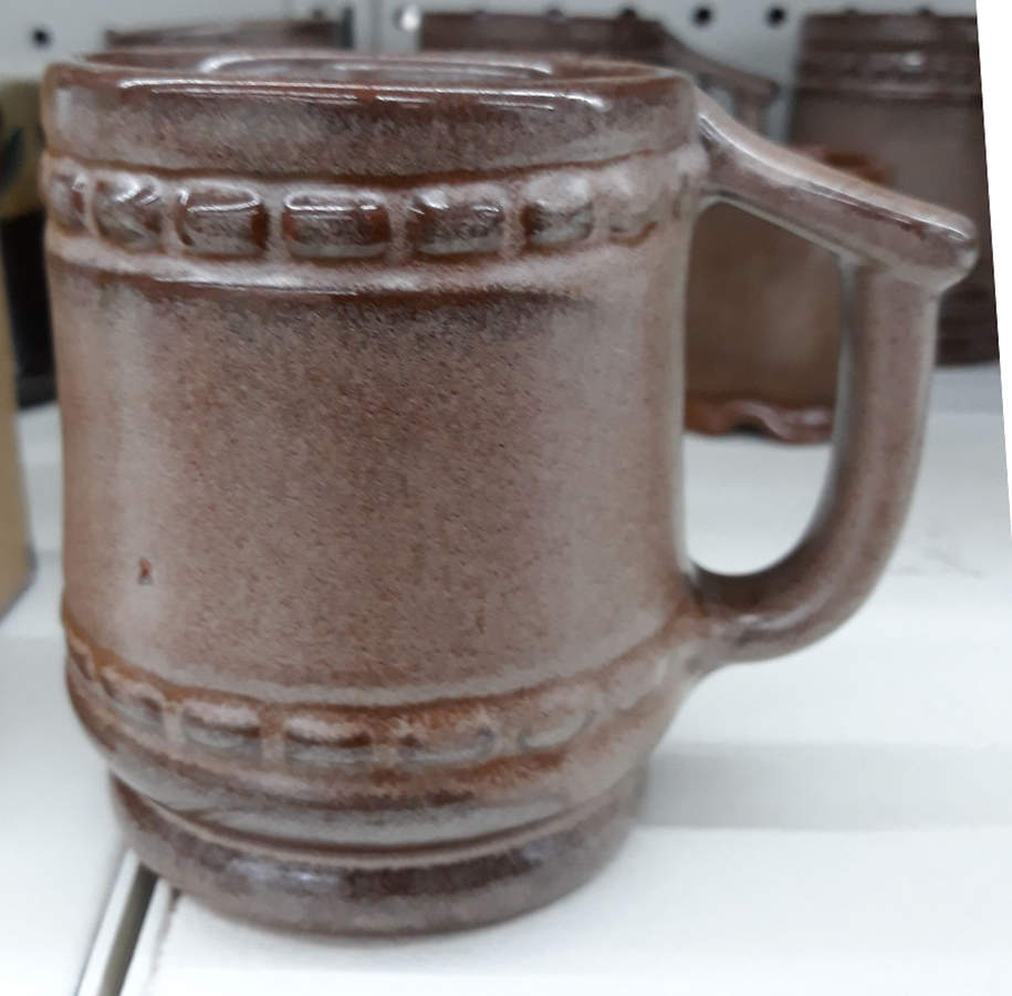 Plainsman Brown Mug by Frankoma-1